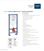 GROHE 38340001 Rapid SL Frame for Load-Bearing Wall-Hung Toilet