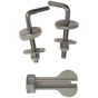 Twyford  H004A Seat Hinge L Shape Bottom Fix