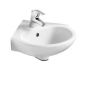 Ideal Standard Studio 450mm Two Tap Holes Corner Basin White E116001