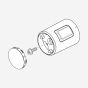 Ideal Standard temperature and volume handle silk black A861370XG