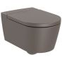 Inspira Round Soft-Close Seat - Coffee Roca Inspira A80152266B