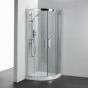 Ideal Standard Connect 2 900 x 900mm Quadrant enclosure with Idealclean clear glass - bright silver finish K9384EO