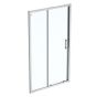 Ideal Standard  Connect 2 1200mm slider door with Idealclean clear glass - bright silver finish  K9396EO