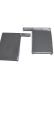 Ideal Standard Connect 2 Wall Profile Top Caps (Pair).
These are finishing trim caps placed at the top of the vertical wall profiles.
They cover the exposed metal edges and internal screw fixings where the vertical wall profile meets the rail pro
