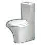 Hatria Sculpture lavatory Hatria Sculture Y0LF01 Toilet Seat and Cover Replacement Seat