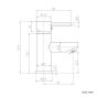 Nabis Circo basin mixer tap without waste A