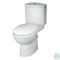 Nabis Neon close coupled toilet seat with cover White SP411WH