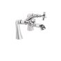 Nabis Regal deck mounted bath filler tap Pillar 090404 hot 090403 cold