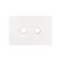 OLI PLATE BLINK FLUSH PLATE WHITE MATT OLIVER 216621