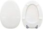 Pozzi Ginori Join Toilet seat made of resin white 4763000