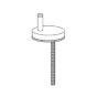 Pressalit Toilet Seat Hinges - D38999