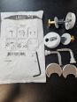 Pressalit D07 Toilet seat Hinges Chrome