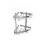 Croydex QM772841 Chunk 2 Tier Corner Basket
