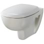Twyford Quinta seat and cover with stainless steel top Fix QT7864WH