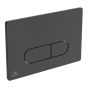 Ideal Standard  Oleas P1 pneumatic dual flushplate, Ideal Standard - Black  R0116A6