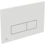 Ideal Standard Oleas M2 mechanical dual flushplate, Ideal Standard - White R0121AC