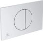 Ideal Standard R0503SI flush plates Oleas Mechanic control plate 230x7.5x150 mm silver finish