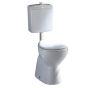 Rak Bella Link Seat White Polypropylene Seat with stainless steel hinges 