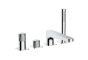 RAK Amalfi 4 Hole Dm Bsm RAKAMA3013C Bathroomsuites