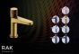 RAK Amalfi Mid Height Bsn Mxr In Brushed Gold RAKAMA3016G Bathroomsuites