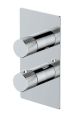 RAK Amalfi Dual Outlet 2 Handle Therm Shwr Valve RAKAMA3302C Bathroomsuites