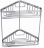 RAK Double Corner Basket Cp RAKBSK001 Bathroomsuites