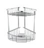 RAK Double Corner Basket Round Front Cp RAKBSK002 Bathroomsuites