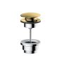 RAK Brass Universal Clicker Waste In Brushed Gold RAKCCW008G Bathroomsuites