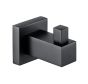 RAK Cubis Robe Hook In Black RAKCUB9909B Bathroomsuites