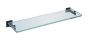RAK Cubis Glass Shelf In Black RAKCUB9913B Bathroomsuites