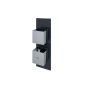 RAK Feeling Sq Single Outlet Therm Shwr Valve RAKFSV1504S Bathroomsuites