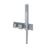 RAK Feeling Sq Dual Outlet Therm Conc Shwr Valve RAKFSV2503SHS Bathroomsuites