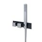 RAK Feeling Sq Dual Outlet Therm Conc Shwr Valve RAKFSV2504SHS Bathroomsuites