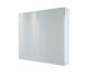 RAK Gemini Alluminium Double Dr Mirrored Cabinet RAKGEM5002 Bathroomsuites