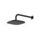 RAK Petit Sq Wm Rain Shwr Head In Matt Black RAKITA1017B Bathroomsuites