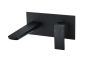 RAK Moon Wm Bsn Mxr With Back Plate In Black RAKMOO3007B Bathroomsuites
