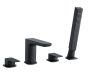 RAK Moon 4 Hole Dm Bsm Black RAKMOO3013B Bathroomsuites