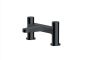 RAK Petit Round Deck Bath Filler In Matt Black RAKPER3004B Bathroomsuites