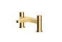 RAK Petit Round Deck Bath Filler In Brush Gold RAKPER3004G Bathroomsuites