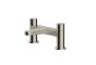 RAK Petit Round Deck Bath Filler In Brushed Nickel RAKPER3004N Bathroomsuites