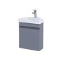 RAK Resort 450 Corner Bsn Unit In Matt Grey RAKRSTWBC45603 Bathroomsuites