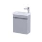 RAK Resort 450 Cloakroom Bsn Unit In Matt Stone RAKRSTWBU45601 Bathroomsuites