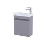RAK Resort 450 Cloakroom Bsn Unit In Matt Mushroom RAKRSTWBU45602 Bathroomsuites