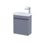 RAK Resort 450 Cloakroom Bsn Unit In Matt Grey RAKRSTWBU45603 Bathroomsuites