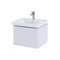 RAK Resort 500 Single Draw Bsn Unit In Matt White RAKRSTWBU50600 Bathroomsuites