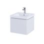 RAK Resort 550 Single Draw Bsn Unit In Matt White RAKRSTWBU55600 Bathroomsuites