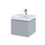 RAK Resort 550 Single Draw Bsn Unit In Matt Stone RAKRSTWBU55601 Bathroomsuites