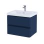 RAK Resort 650 Double Draw Bsn Unit Mat Denim Blue RAKRSTWBU65604 Bathroomsuites
