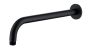 RAK 300Mm Wall Arm Round In Black RAKSHW0003B Bathroomsuites
