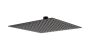 RAK 250Mm Ultra Slim Shwr Head Sq In Black RAKSHW1004B Bathroomsuites